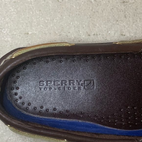 Vintage Sperry Topsiders boat shoes, dark brown, women’s size 9 1/2 medium. - Picture 4 of 7